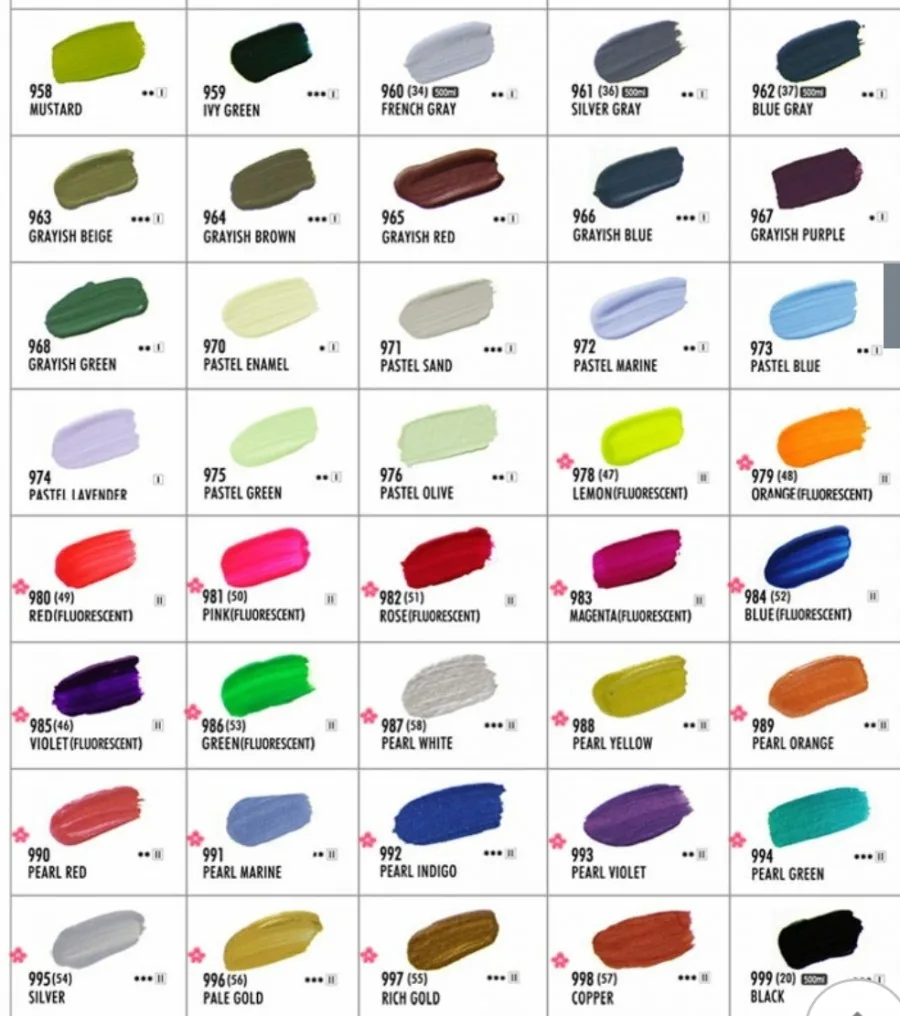 실버아크릴 컬러차트 4 naver 22f434d91e3a