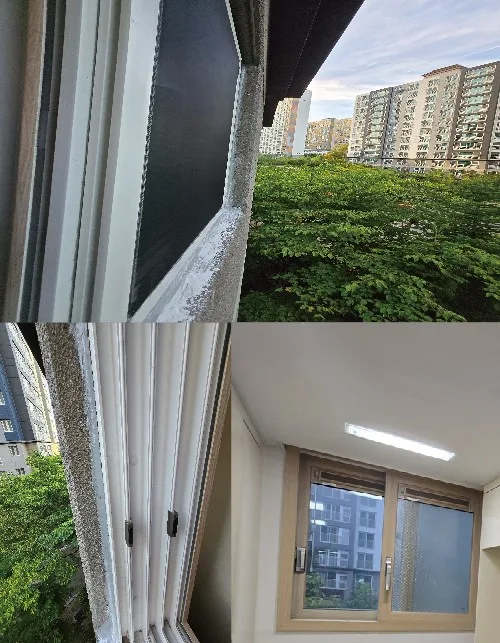 수원 2025년 9월28일 전실 전체 도배 및 천장,벽 크랙퍼티작업,마루전체 철거 및 장판,베란다 도색, 방충망교체 시공완료 89 naver 4f3f2eeac542