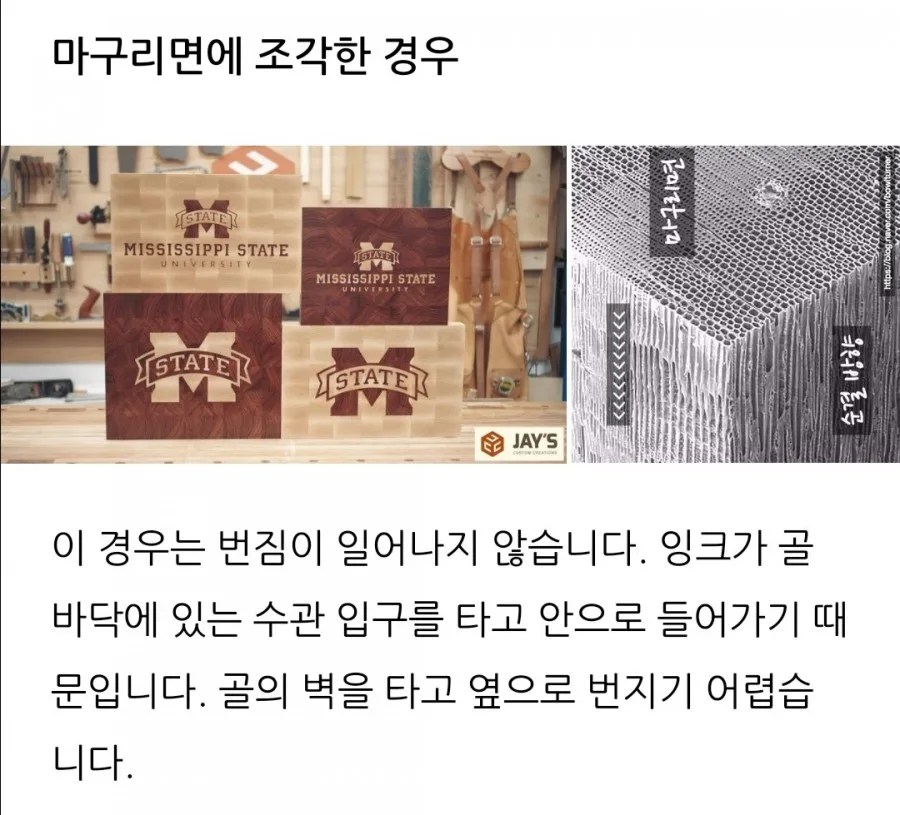 원목에 그림작업시 번짐 방지방법 3 naver 82c5ae99ddd2